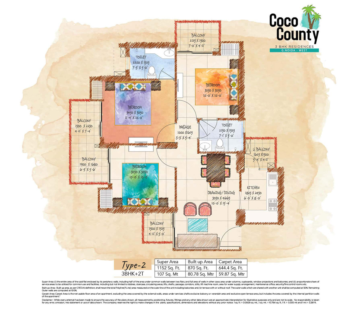 Coco County Floor Plan